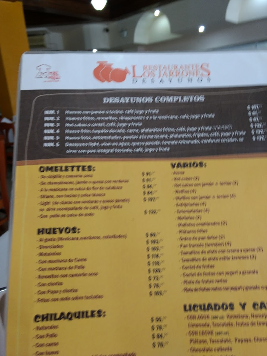 Restaurante Los Jarrones Menu - Image 2